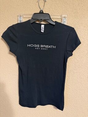 Source Unknown Black Women's Rhinestone 'Hogs Breath Key West' Tee